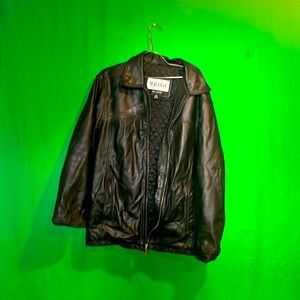 Black leather jacket from Wilson’s